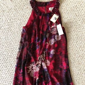 New ECI Floral-print Sleeveless Dress - Size 12